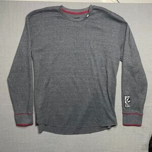 Ecko Unlimited Shirt Mens Size 2XL Thermal Grey Long Sleeve Y2K 90s Gamer Street